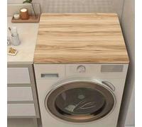 Wood Textured Print Washer and Dryer Covers for The Top -Diatomaceous Earth Mat, Absorbent Anti-Slip Dust-Proof Protector Pad for Laundry Room Kitchen Bathroom Balcony Decor (#1,30x40cm)
