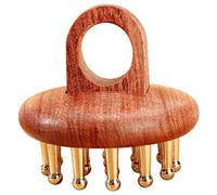 Wood Therapy Massage Tools,Wooden Massage Body Brush,Manual Lymphatic Drainage Cellulite Massager with Round Ring Handle for Maderoterapy, Gua Sha Muscle Release
