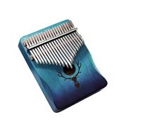 Wood Thumb Piano Beginners with Piano Bag, Tune Hammer Kalimba Multi-Track Performance Finger Piano for Camping, Travel(21 keys B)