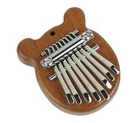 Wood Thumb Piano - Portable Finger Instrument, Pocket Mbira Keyboard, Handmade Solid Kalimbas With Eight Key Design | Melodic Sound Resonance Enhancing Rhythm Creativity Supporting Beginners Learners