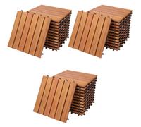 Wood Tile Eucalyptus Wood 33 Set 30x30cm