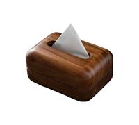 Wood Tissue Box Cover | Modern Solid Wood Rustic Tabletop Organizer | Tissue Storage Container Box - For Bathroom Living Room Kitchen -Bedroom Home Office