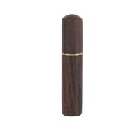 Wood Toothpick Holder Capsule Pocket Portable Toothpick Container Outdoor Toothpick Dispenser for Storing Sewing Needles (Ebony)