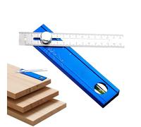 Wood Tracing Tools - Aluminium Protractor | Rotary Depth Measuring Ruler for Workshop Carpentry Metal Arrangement Doors Drawers DIY Garage