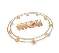 Wood Track Toy for and to Grasp Engineering Concepts Through Interactive Play Educational Wooden Dolls