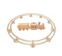 Wood Train Track Toy for Boys and Girls to Understand Engineering Concepts Science Dolls for Kids