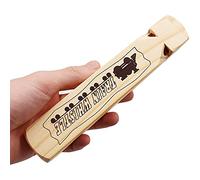 Wood Train Whistle 4 Tones, Noisemaker Toys and Conductor Whistle for Birthday Party Carnival Prize Game Cheering Prop or Educational