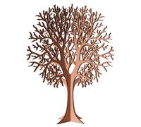 Wood Tree Crafts 3D Tree of Life Sign Ornament Natural Wood Artificial Table Tree Desktop Fake Faux Plants Ornaments Wooden Home Room Decor Holiday Party Wedding Farmhouse Decoration 14x12 Inch