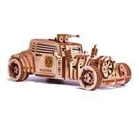 Wood Trick Apocalyptic Car 3D Wooden Puzzles for Adults to Build | [280 Parts] Rides up to 7.9 m - Engineering DIY Wooden Model Kit for Adults to Build