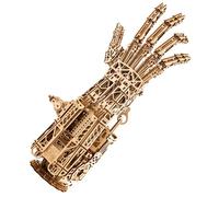 Wood Trick Cyber Hand 3D Wooden Puzzles for Adults to Build | [586 Parts] Mechanical Robotic Hand - Engineering DIY Wooden Model Kit for Adults to Build