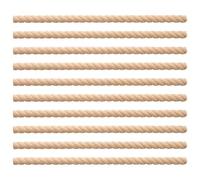 Wood Trim Molding 10 Pieces Unfinished Woodcraft Supplies | Cuttable Decorative Wood Trim Strips Frame Decoration Craft Materials for Furniture, Mirror, Cabinet, Shelves, Door, Window