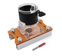 Wood Trimmer Router Base, 2 in 1 Compact 2 in 1 Compact Wood Palm Router Base Router Slotting Bracket, Wood Router Tool for Inside Diameter 65mm Trimming Machine