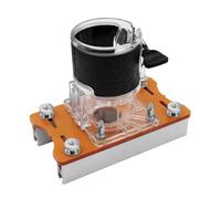 Wood Trimmer Router Tool 2 in 1 Slotted Base and Fastening Bracket for 65mm Trimming Machine Invisible Fasteners Wood Aluminum Router