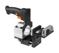 Wood Trimming Machine Holder, Adjustable Slotting Bracket for Precise Positioning, Compatible with 65mm Electric Trimmer, Adjustable Hole Depth and Width