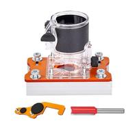 Wood Trimming Router Base,Compact And Sturdy Metal Woodworking Tool - Wood Palm Positioning Plate,For Grooving Cutting Machines Cutting Holding And Trimming