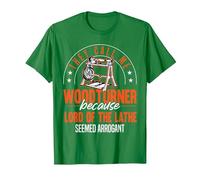 Wood Turner Carpenter Wood Turner T-Shirt, Men, Kelly Green, Small