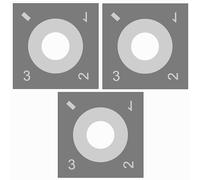 Wood Turning Chisel Carbide Cutter 15mm Square Straight Ci1 Tungsten Carbide Tips for DIY Woodworking, Easy Roughers,Full &Pro Woodpecker Ultra-Shear FSS&MSS Simple Rougher SR, 3Pcs