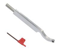 Wood Turning Tool Carbide Mini Radius Hollower Tipped Bowl Lathe Chisel Tool Bar 7.87 Inches with Ci3 12Mm Round Carbide Insert for Wood Hobbyist Or DIY Or Carpenter, Handle Not Include