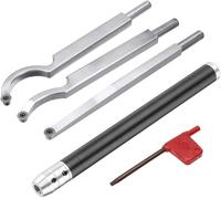 Wood Turning Tool, Carbide Tipped Lathe Chisel Tool Aluminum Alloy Handle,Hollower Parting Tools for Woodworking,Carpenter,DIY(3 Pcs)