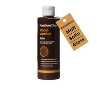 Wood Varnish - 250ml - Fast Drying, Clear Varnish for Wood - Low Odour, Water-Based Varnish - Protects Interior Wood from Scratches and Stains- Satin