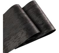 Wood Veneer Roll Technology Black Sandalwood Veneer with Parasol Wood Pattern L: 2.5Metersx580x0.25mm(Color 6)