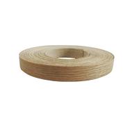 Wood Veneer roll, Wood Veneer Edge Banding Roll Pre-Glued Iron On Multicolor Multiple Sizes(White Oak,1.9 cmx4m)