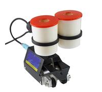 Wood Veneer Stitching Machine, Handheld Stainless Steel Tool for 0.1mm-1mm Patchwork, Ideal for Wood Panel Projects, Automatic Cycloid Design