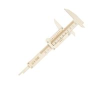 Wood Vernier Caliper Model Assemble Toy with Screwdriver Screws Children Hands on Science Educational Toy for Kids 8-12+ Woodworking