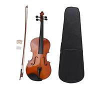 Wood Viola with Case,Hand Polished Spruce Wood Viola for Practice and Performance