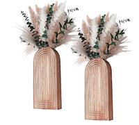 Wood Wall Planter - Wooden Boho Decor Planter,Entryway Wall Flower Holder | for Hallway Kitchen Living Room Bathroom Dining Room Bedroom