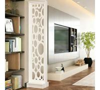 Wood Wall Room Divider, Modern Various patterns Freestanding Screen, Partition Made of Eco - Friendly Boards for Room Separation and Home Office Decorative(A,53cm/20.8in)