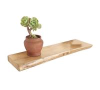 Wood Wall Shelf 60x25x2.5CM Thick 2.5CM Panels Unique Irregular Edges Stylish Partition Storage Perfect for Home Decor and nizing Spaces