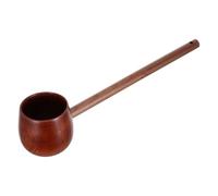 Wood Water Ladle Long Handle Brown Retro Kitchen Scoop