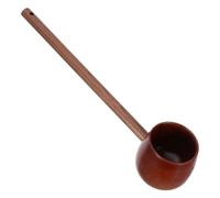 Wood Water Ladle Retro Long Handle Brown Kitchen Utensil