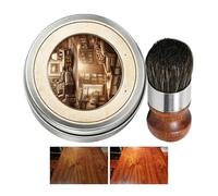 Wood Wax | Protective 70g Portable with Brush,Protective Wood Cream,for Floor Table Cabinet Door Window Frame Stairs Tray Picture Frame