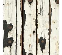 Wood White Peel and Stick Wallpaper 3D Printed Antique Bark for Boys Girls Teen Bedroom Living Room Kitchen Removable Decor Wall Mural Paper 17.3"x197"