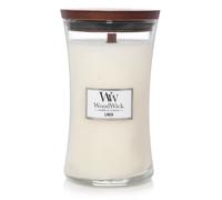 Wood Wick Candle Hourglass Linen 609g