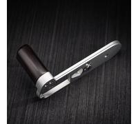 Wood Wooden Handle Grip For Lei ca M EV1 Digital Rangefinder Camera (Ebony + Sliver Base)