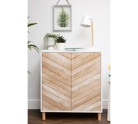 # WOOD WOODGRAIN CHEVR0N SELF ADHESIVE VINYL STICKY BACK PLASTIC 2M X 67.5CM