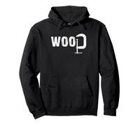 Wood woodwork word for woodcutter lumberjacks Pullover Hoodie
