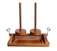 Wood Yarn Spinner | Wooden Thread Organizer Winder Dispenser | Yarn Ball Holder Stand - for Blocking Birthday Women Beginners Grandma Adults Crochet Crocheting Supplies Craft Crocheters Sewing