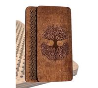 Wood Yoga Card Acupressure Meditation with Nails for Deep Tissue Massage Sadhu Board Yoga Training Acupuncture Massage Nail Spacing 0.39"