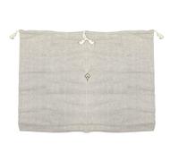 WOOD YOU Cloth Bag in Recycled Eco Cotton, Embroidered Logo, 95 x 75 cm, Hemp