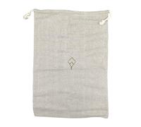WOOD YOU Pastry Bag in Recycled Ecological Cotton, Laser Engraved Logo, 75 x 50 cm, Hemp