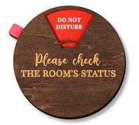 Woodamore Office Door Sign Available and Away - 6 Options Funny Do Not Disturb Door Hanger Sign for Office, In A Meeting Signs for Doors, Work from Home Privacy Signs