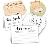 Woodamore Time Capsule Box 1st Birthday - Baby Time Capsule For First Birthday Party Games, 1st Birthday Party Activities For Guests