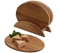 Woodard & Charles 7-Piece Oval Board Set, 9-1/2-Inch