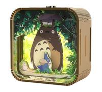 Woodbests 3-D Wooden Puzzle Night Light, Diy Led Light Winter Night Wooden Puzzle, Led 3-D Wood Puzzle Nightlight Home Décor, Home Desk Decor Family Game (Totoro)