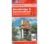 Woodbridge and Saxmundham: Sheet 212 (Explorer Maps)