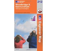 Woodbridge and Saxmundham: Sheet 212 (OS Explorer Map)